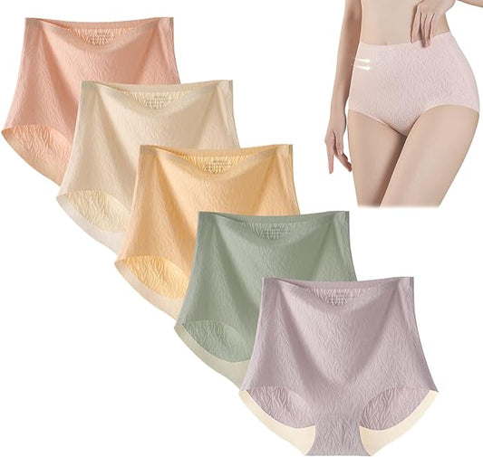 Seamless High Waist Butt Lift Panties (Pack Of 5 )